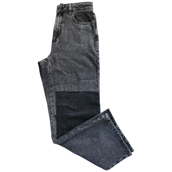 Garage Street Wide Leg Patchwork Jeans - Picture 3 of 8